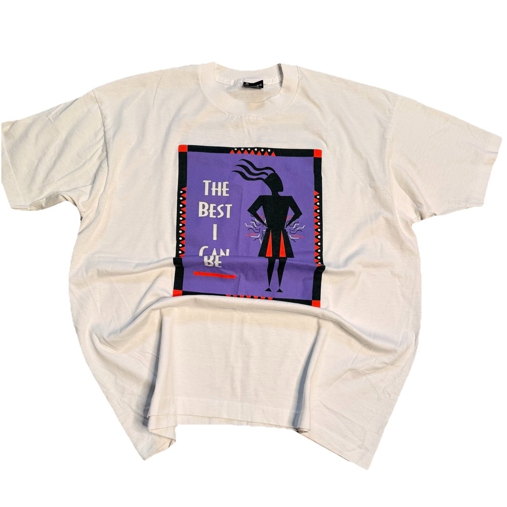 VTG T-Shirt 90's Single Stitch Best FRUIT OF The Loom THE BEST CAN BE USA Made